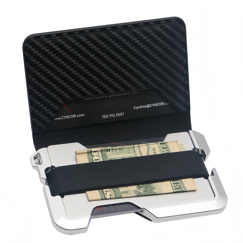Carbon Fiber Leather Wallet 