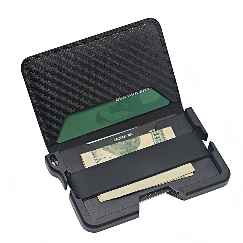 Carbon Fiber Leather Wallet
